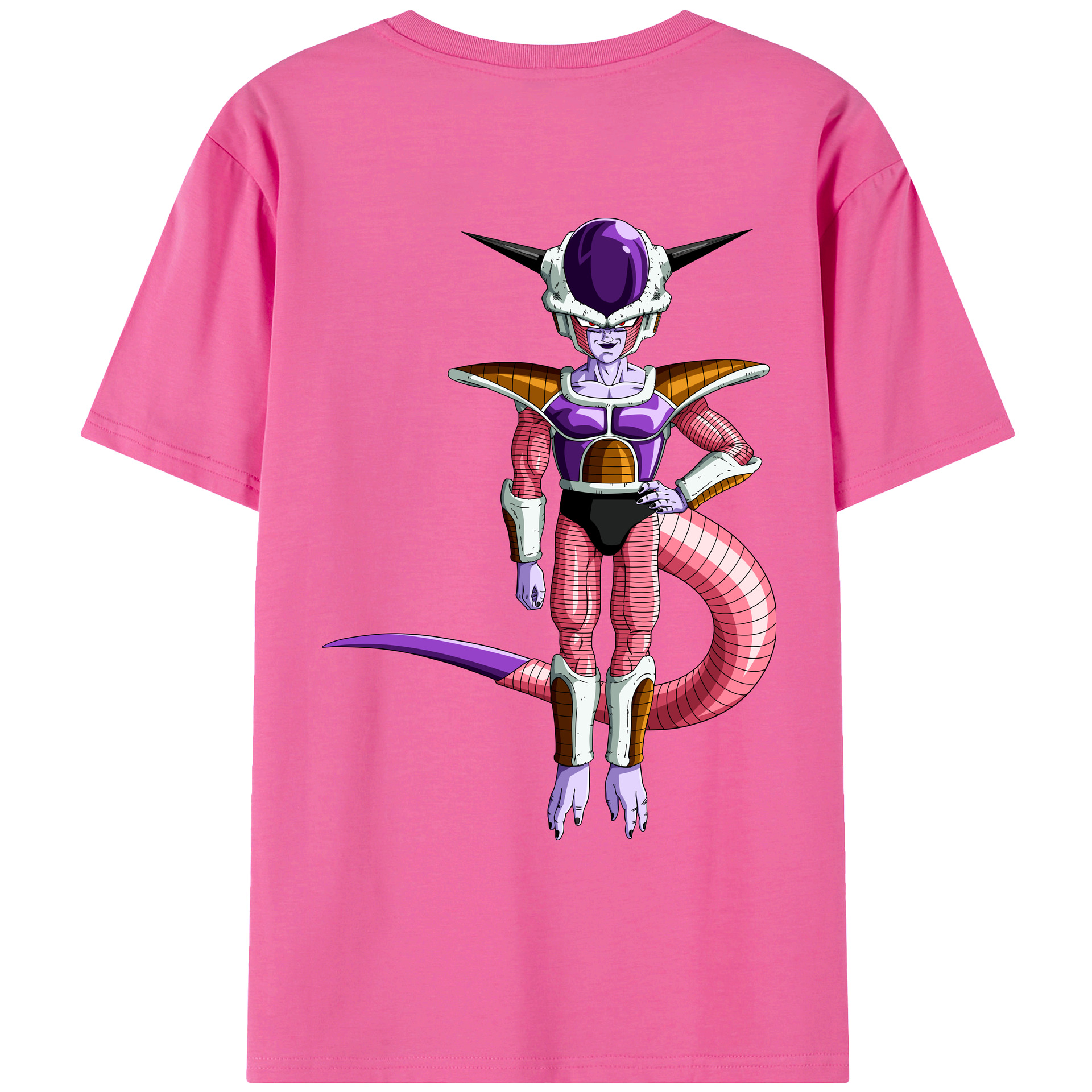 （画像用） ドラゴンボール フリーザ DRAGON BALL Frieza レディース半袖Tシャツ(バックプリント)